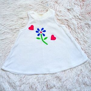 Florence Eiseman Embroidered Terrycloth Swim Cover-up 9-12m